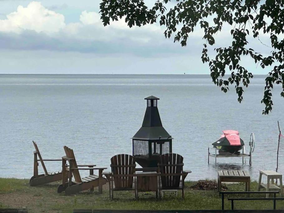 Maison Sur La Plage Chambord Buitenkant foto